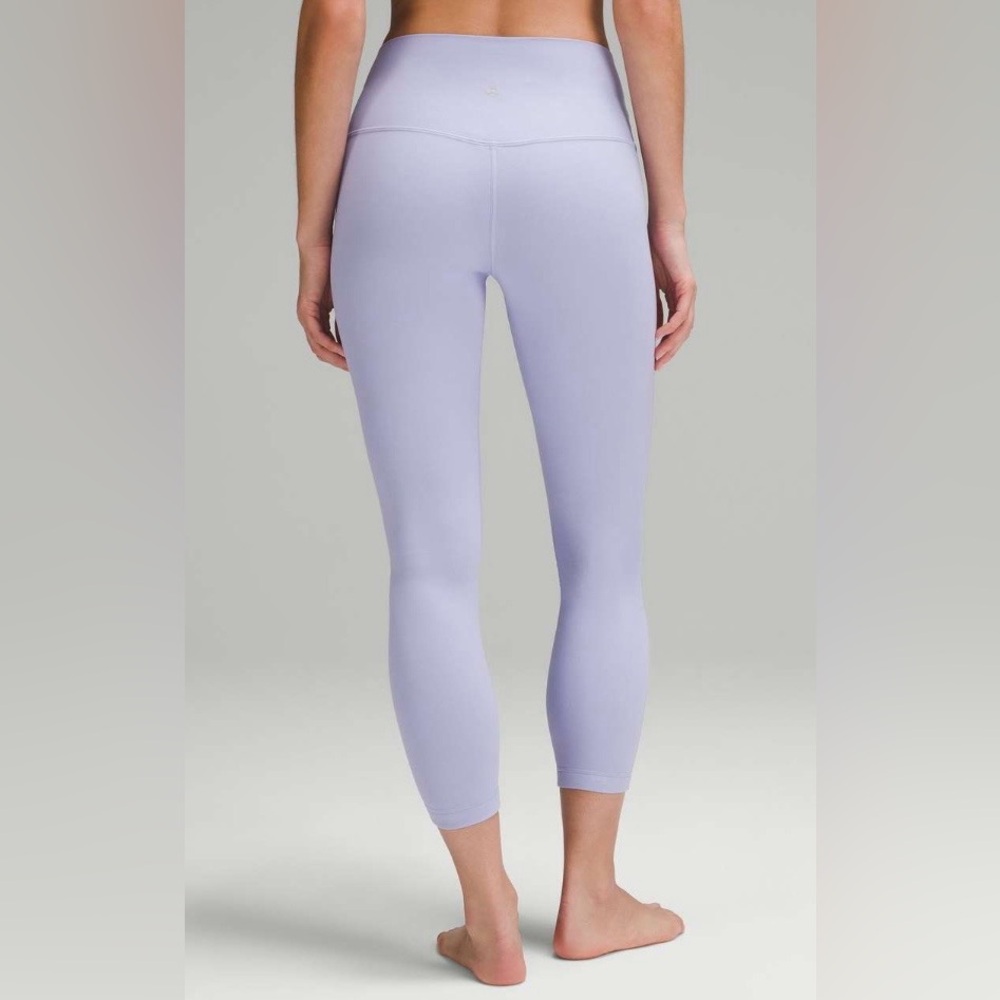 Lululemon NWT Align High Rise 25” Leggings Lilac Smoke Size 0